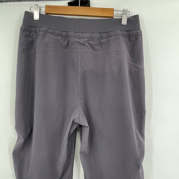 Athleta Black Mid Rise Attitude Ruched Athletic Jogger Pants Size 6T - Picture 6 of 8